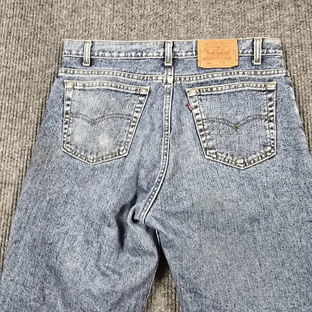 Vintage 90s Levis 550 Jeans Mens‎ 36x32 Blue Relaxed Tapered Stonewash USA 34x31